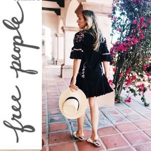 Free People Pavlo Babydoll Dress in Black S